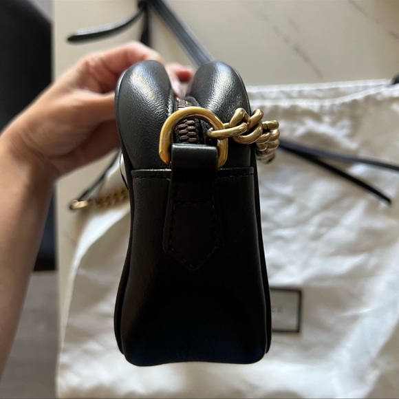 Gucci Mormont Small Leather Crossbody HANDBAG - Picture 5 of 6